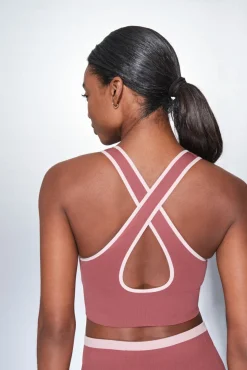 Soutien desportivo rosa SEAMLESS COMFORT