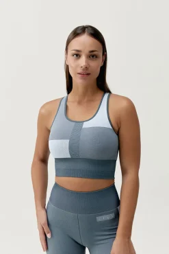 Soutien desportivo top Athena Stormy Grey/White