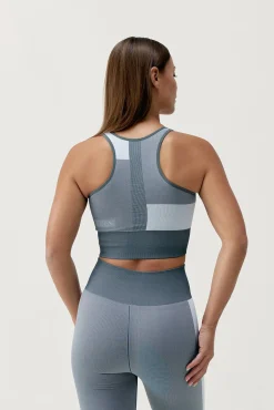 Soutien desportivo top Athena Stormy Grey/White