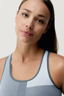 Soutien desportivo top Athena Stormy Grey/White
