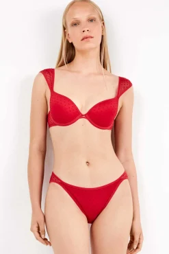 Soutien push-up em plumeti tule