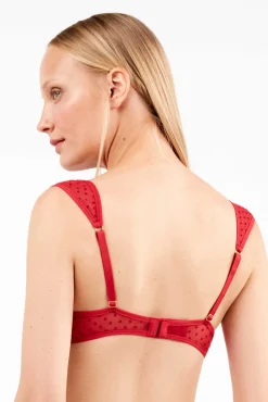 Soutien push-up em plumeti tule