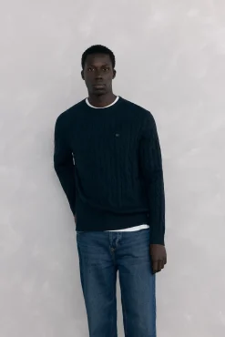 Suéter de algodão e cashmere
