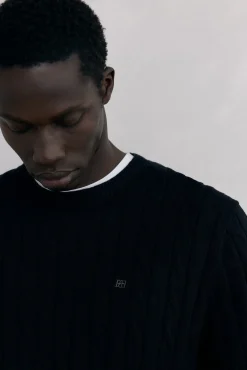 Suéter de algodão e cashmere