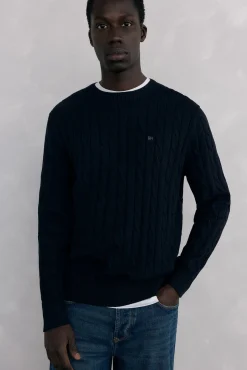 Suéter de algodão e cashmere