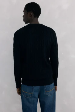 Suéter de algodão e cashmere