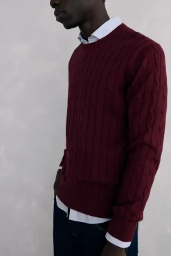 Suéter de algodão e cashmere