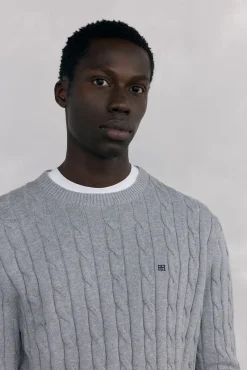 Suéter de algodão e cashmere