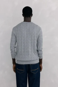 Suéter de algodão e cashmere