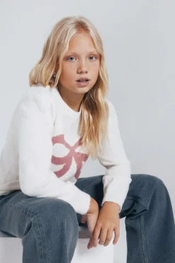 Suéter de laço para menina