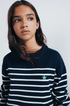 Suéter de marinheiro para menina