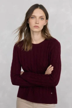 Suéter de oitos de lã merino