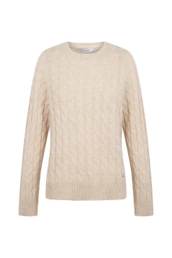Suéter de oitos de lã merino