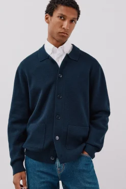 Suéter de sobrecamisa de algodão
