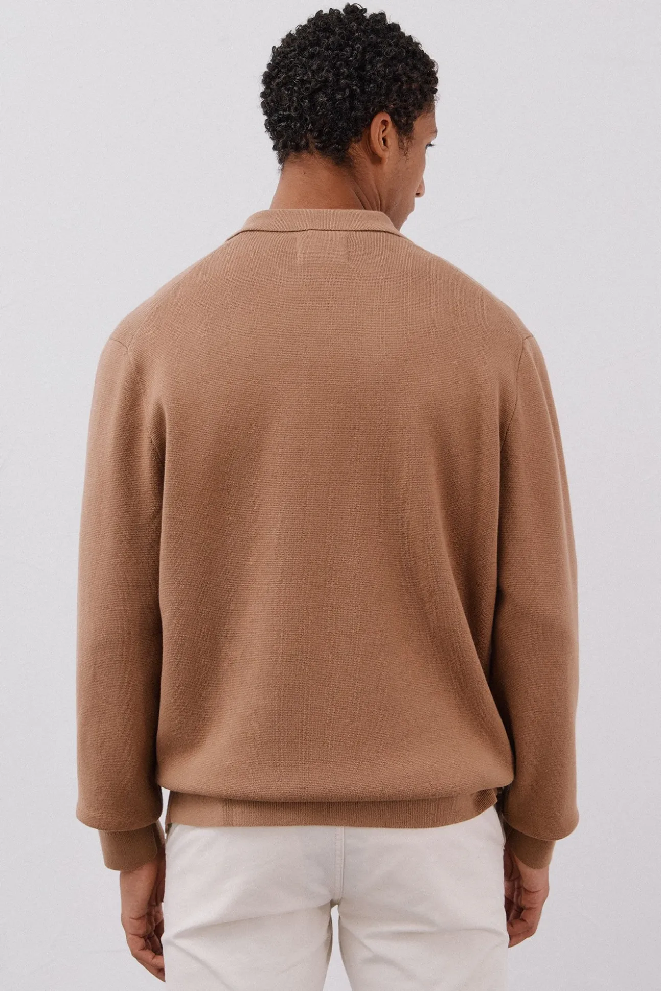 Suéter de sobrecamisa de algodão