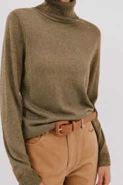 Suéter fino de lurex