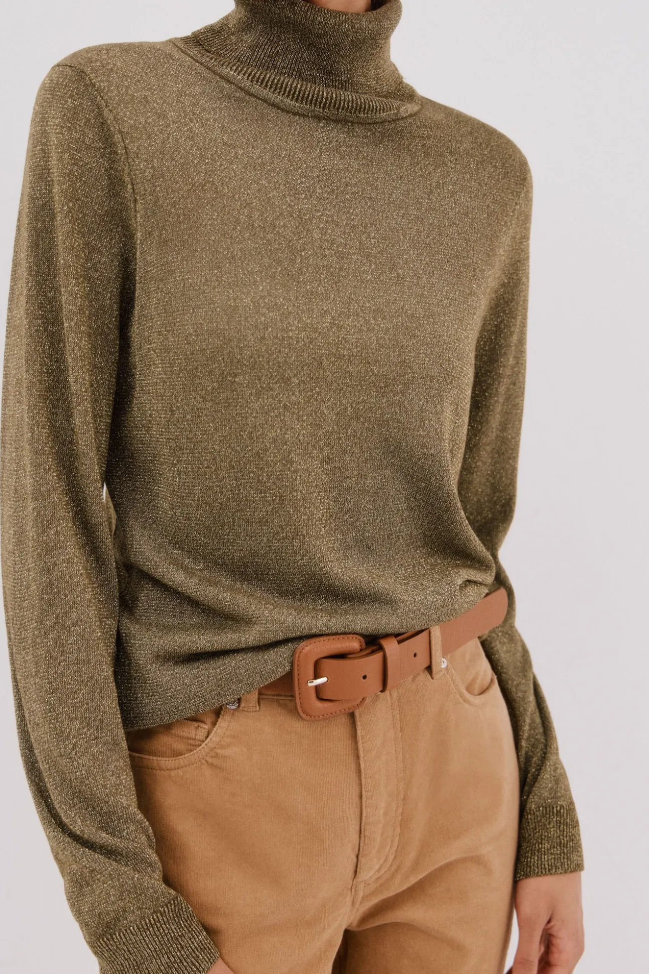 Suéter fino de lurex