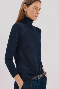 Suéter fino de lurex