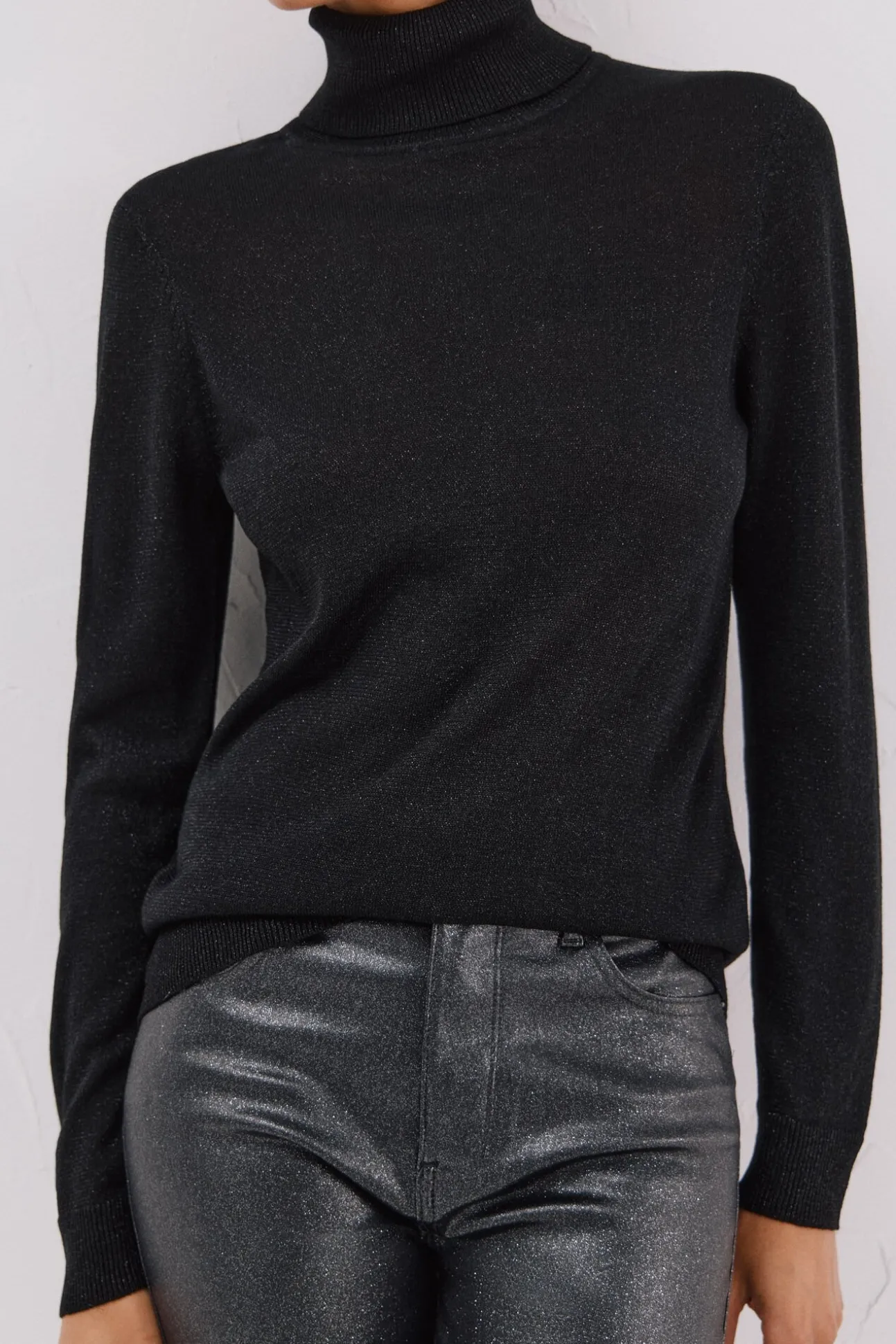 Suéter fino de lurex
