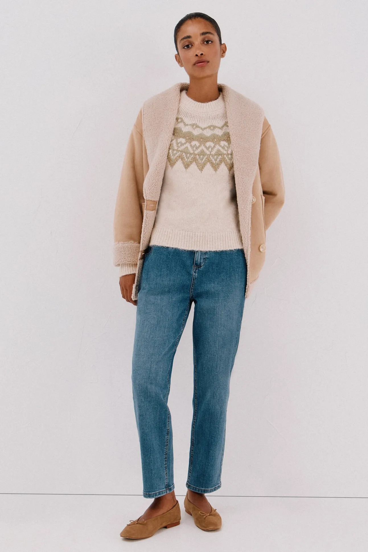 Suéter jacquard Fair Isle