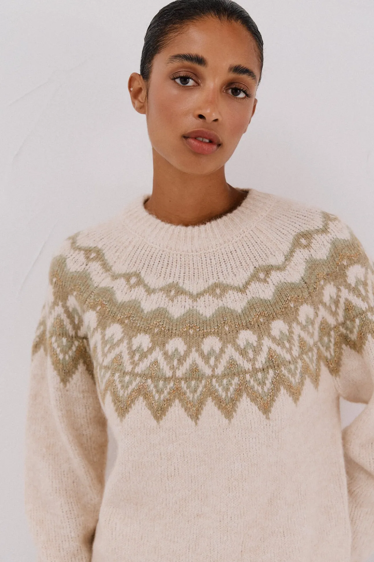 Suéter jacquard Fair Isle