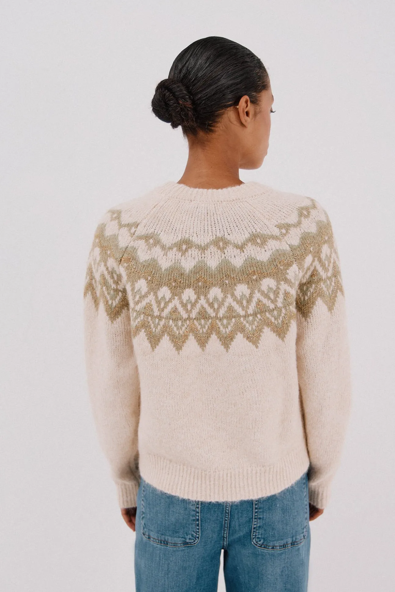 Suéter jacquard Fair Isle