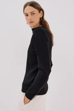 Sweater gola botões