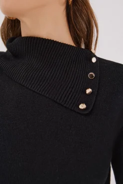 Sweater gola botões