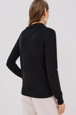 Sweater gola botões