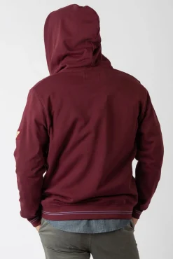Sweatshirt aberto com capuz e bolsos