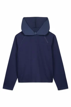 Sweatshirt azul escuro com toque suave
