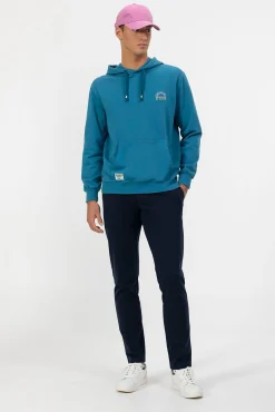 Sweatshirt capuz com bordado Sealovers