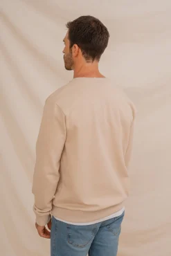 Sweatshirt com bordado frontal