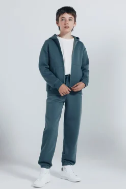 Sweatshirt com capuz aberto para menino