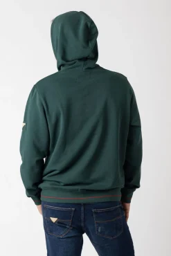 Sweatshirt com capuz e bolsos