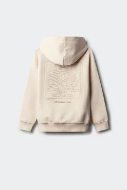 Sweatshirt com capuz árvore menino