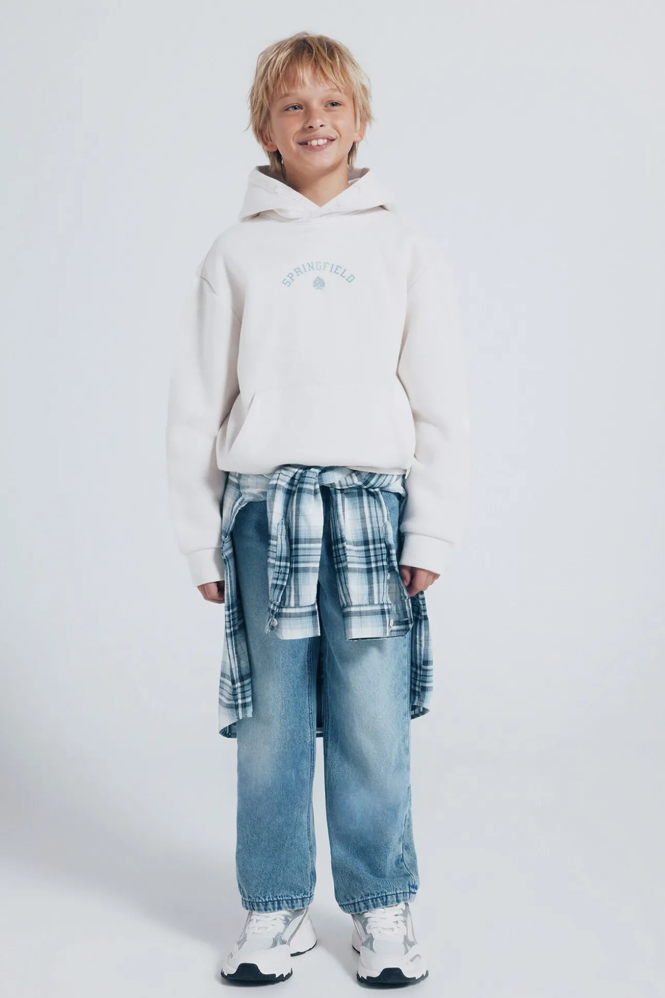 Sweatshirt com capuz Springfield