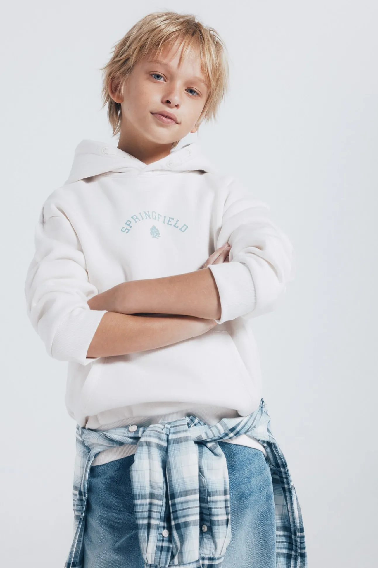 Sweatshirt com capuz Springfield