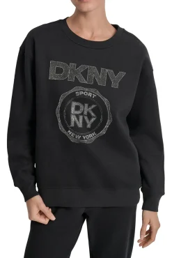 Sweatshirt com desenho de logo