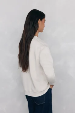 Sweatshirt com detalhe trançado