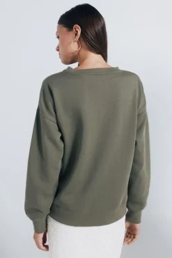 Sweatshirt com estampa urbana