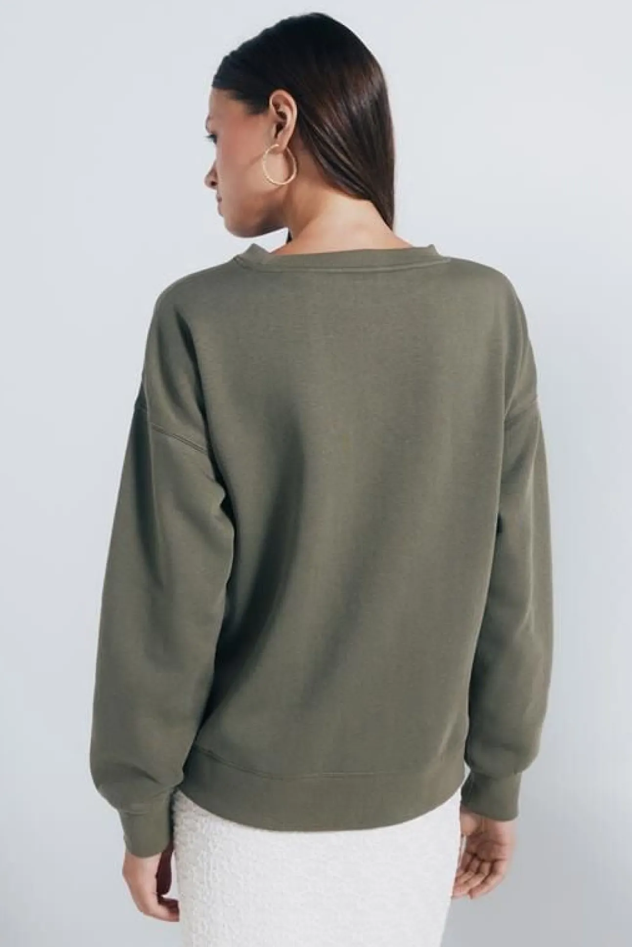 Sweatshirt com estampa urbana