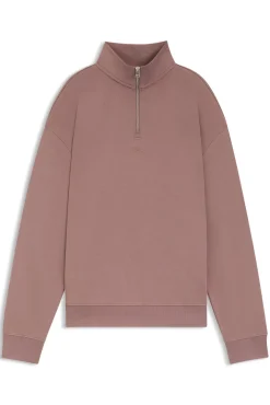 Sweatshirt com fecho-éclair