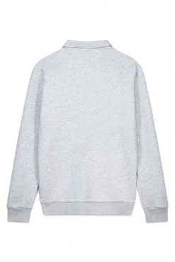 Sweatshirt com gola e fecho-éclair
