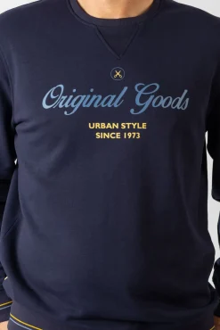 Sweatshirt com gola redonda