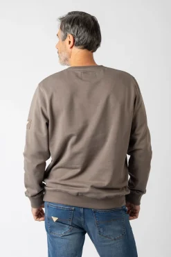 Sweatshirt com gola redonda