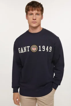 Sweatshirt com gola redonda Crest Shield