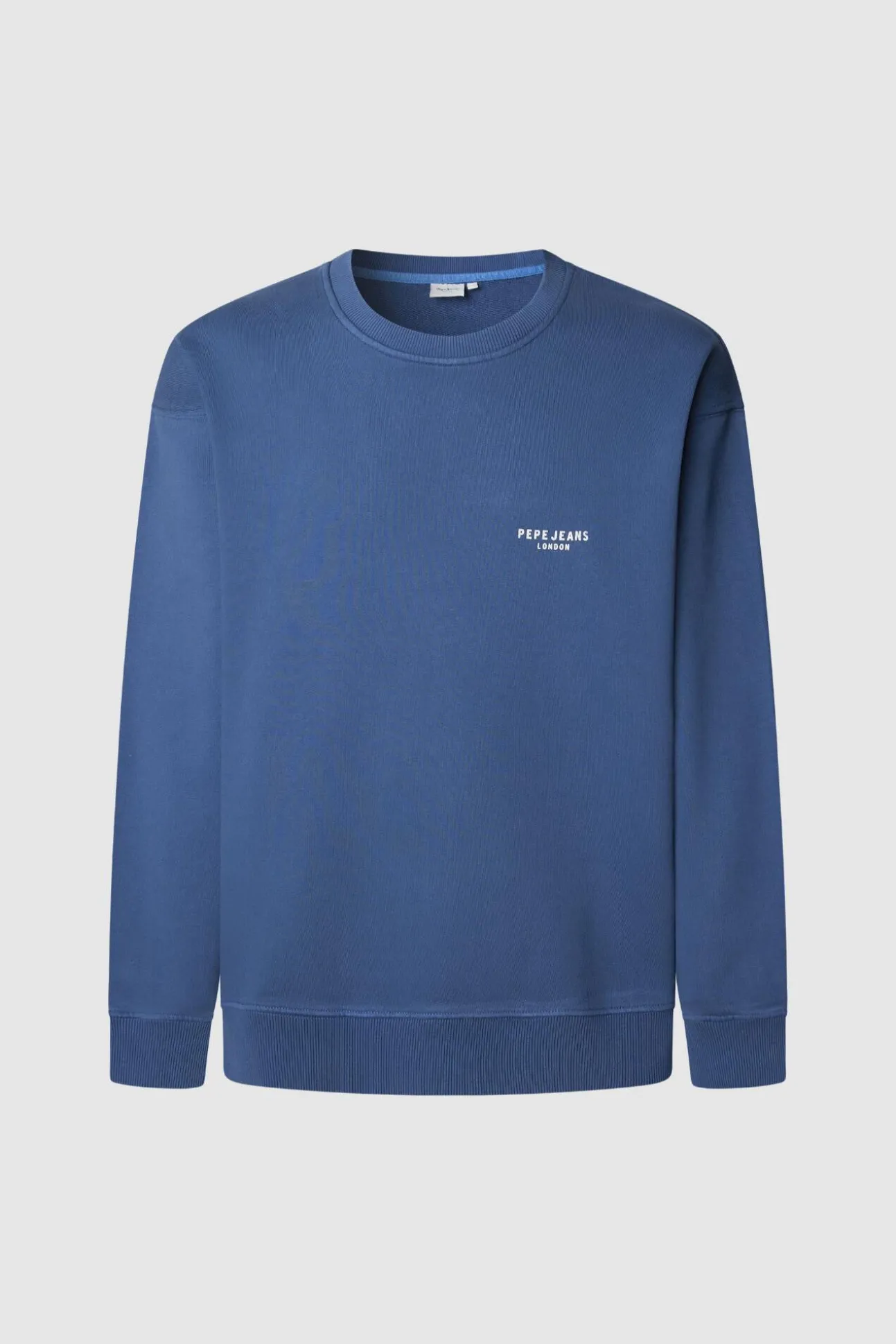 Sweatshirt com gola redonda e ajuste relaxado