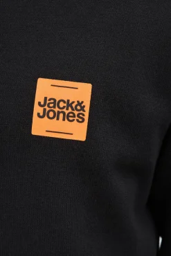 Sweatshirt com logo contrastante