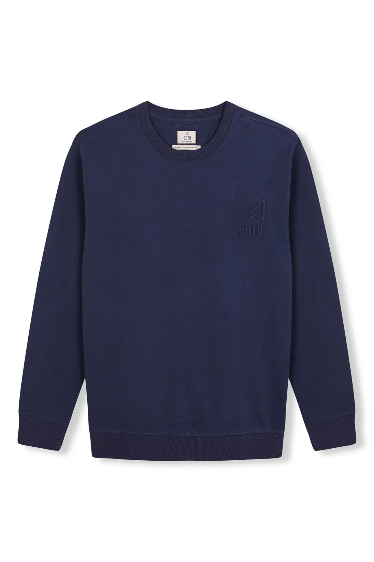 Sweatshirt com logo em relevo
